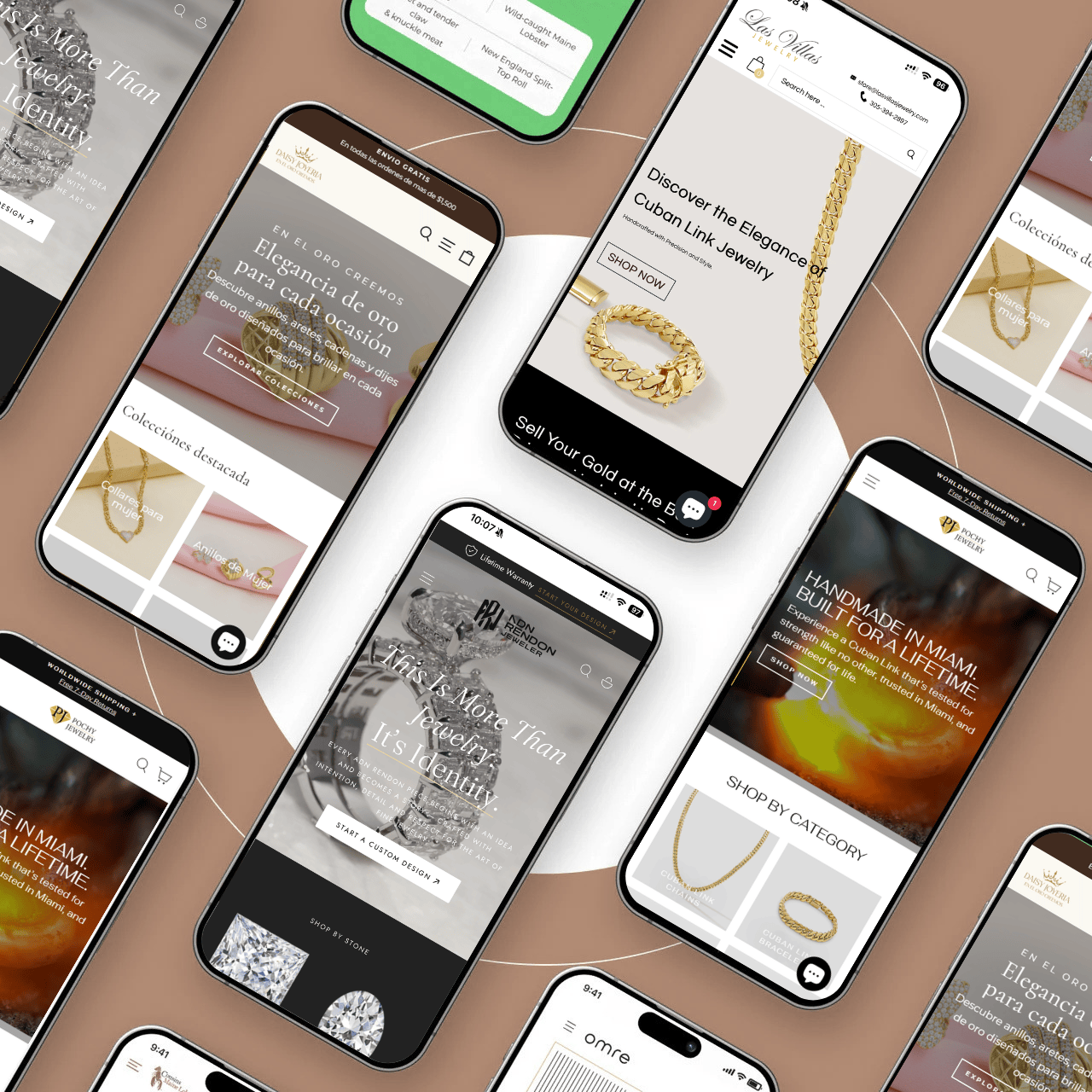 Strategic Shopify design to increase engagement and conversions for jewelry brands