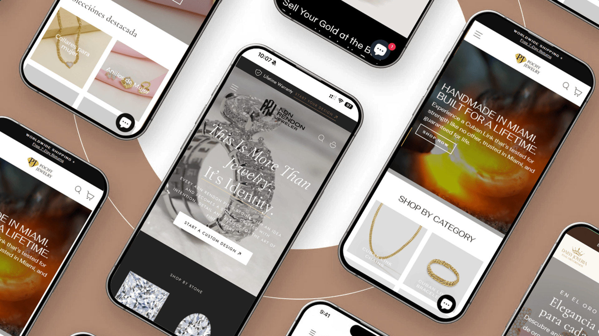 Shopify growth and support service for jewelry brands — Chosen6 Digital Agency Miami